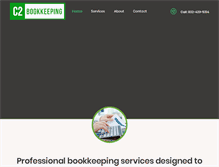 Tablet Screenshot of c2bookkeeping.com